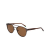 Lunettes de soleil Lacoste L263S 033 matte dark gunmetal - Vignette du produit 3/4