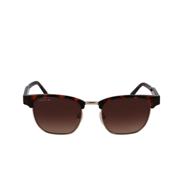 Lunettes de soleil Lacoste L266S 214 havana / gold - Vue de face