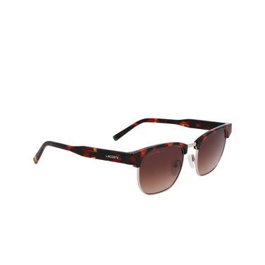 Lacoste L266S Sonnenbrillen 214 havana / gold - Dreiviertelansicht