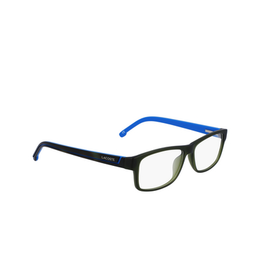 Lunettes de vue Lacoste L2707 275 khaki / havana / blue - Vue trois quarts