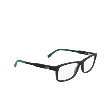 Gafas graduadas Lacoste L2876 001 black matte - Vista tres cuartos