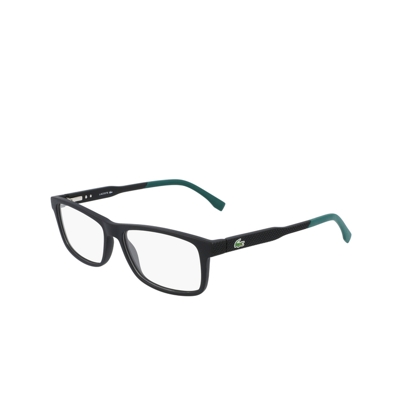 Lacoste L2876 Eyeglasses 001 black matte - 3/4