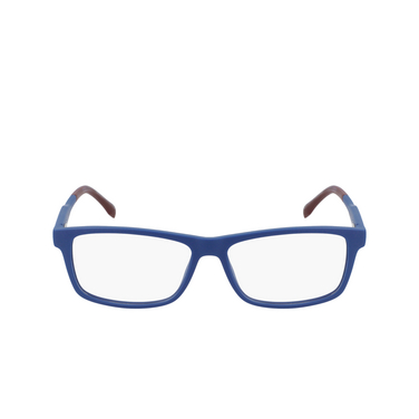 Lunettes de vue Lacoste L2876 424 blue matte - Vue de face