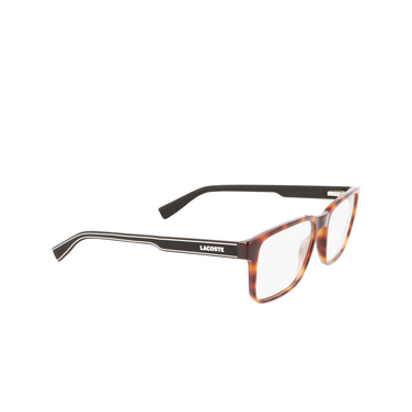 Lacoste L2895 Eyeglasses 230 havana - three-quarters view