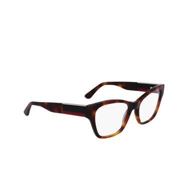 Lacoste L2919 Eyeglasses 214 havana - three-quarters view