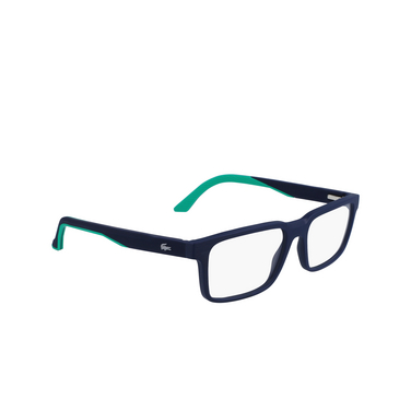 Lunettes de vue Lacoste L2922 400 blue - Vue trois quarts