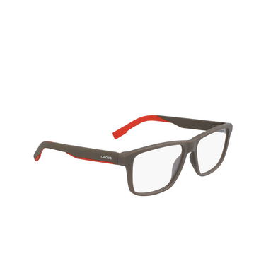 Lunettes de vue Lacoste L2923 024 dark grey - Vue trois quarts