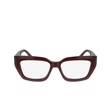 Lunettes de vue Lacoste L2934 601 transparent burgundy - Vue de face