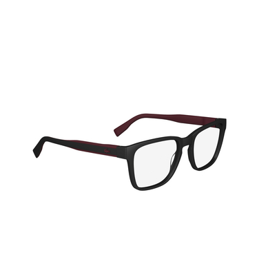 Lunettes de vue Lacoste L2935 002 matte black - Vue trois quarts