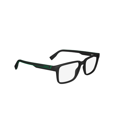 Lunettes de vue Lacoste L2936 002 matte black - Vue trois quarts