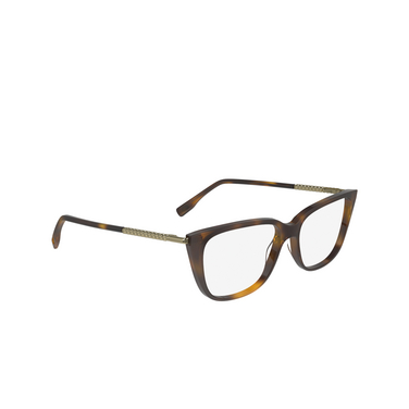 Lacoste L2939 Eyeglasses 214 havana - three-quarters view