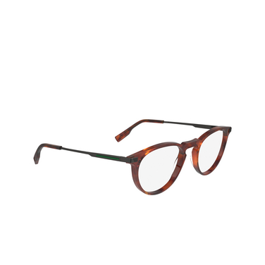 Lacoste L2941 Eyeglasses 218 havana blonde - three-quarters view