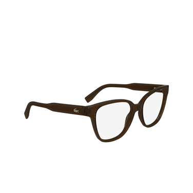 Lacoste L2944 Eyeglasses 210 brown - three-quarters view