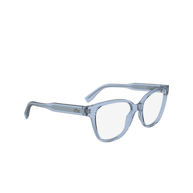 Lacoste L2944 Eyeglasses 400 azure - three-quarters view