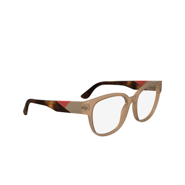 Lacoste L2953 Korrektionsbrillen 232 transparent caramel - Dreiviertelansicht