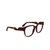 Occhiali da vista Lacoste L2953 601 transparent burgundy - anteprima prodotto 2/4