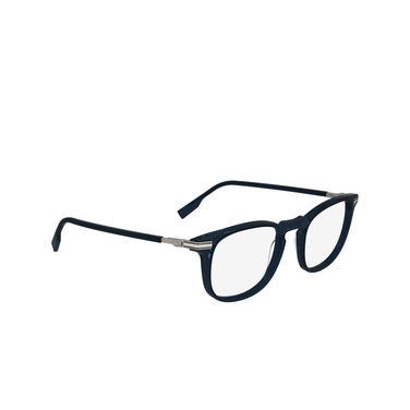 Lacoste L2954 Eyeglasses 410 transparent blue - three-quarters view