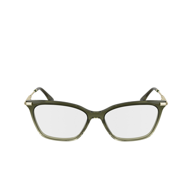 Lunettes de vue Lacoste L2961 301 gradient green - Vue de face