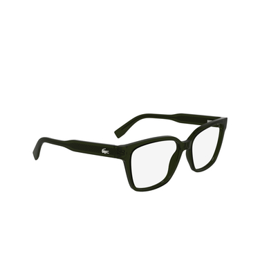 Lacoste L2962 Eyeglasses 275 khaki - three-quarters view