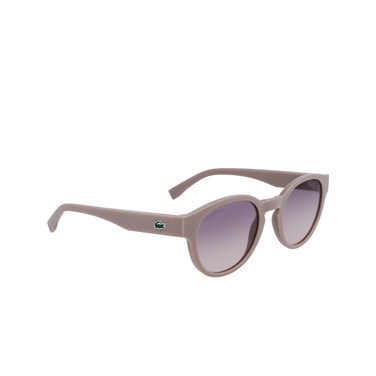 Lunettes de soleil Lacoste L6000S 038 light grey - Vue trois quarts