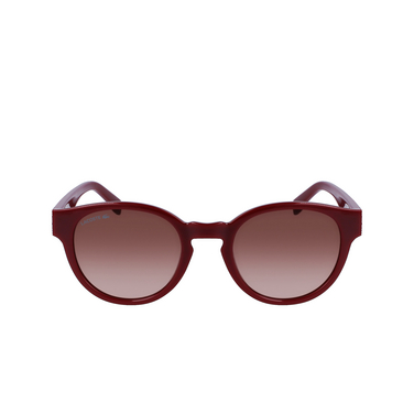 Lunettes de soleil Lacoste L6000S 603 dark red - Vue de face