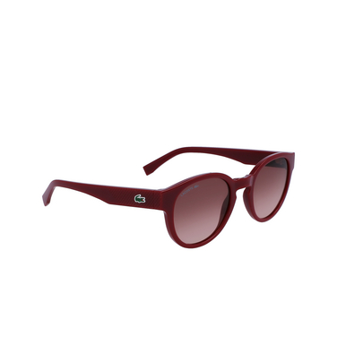 Lacoste L6000S Sunglasses 603 dark red - three-quarters view