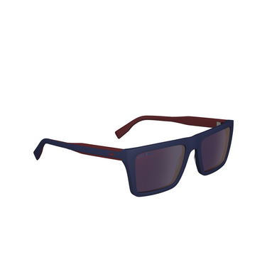 Lacoste L6009S Sonnenbrillen 424 matte blue - Dreiviertelansicht