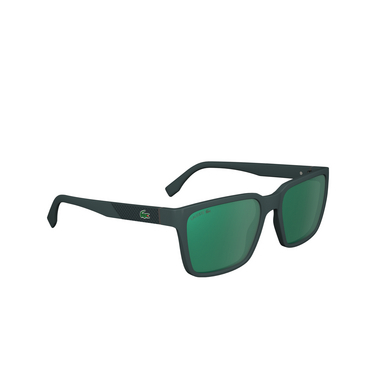 Lunettes de soleil Lacoste L6011S 301 green - Vue trois quarts