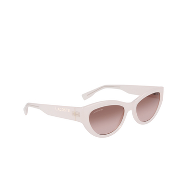 Lunettes de soleil Lacoste L6013S 272 opaline nude - Vue trois quarts