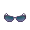 Gafas de sol Lacoste L6013S 513 transparent purple - Miniatura del producto 1/4