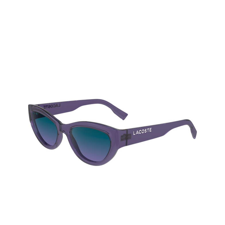 Occhiali da sole Lacoste L6013S 513 transparent purple - 3/4