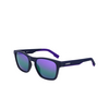 Lacoste L6018S Sunglasses 424 matte blue - product thumbnail 3/4