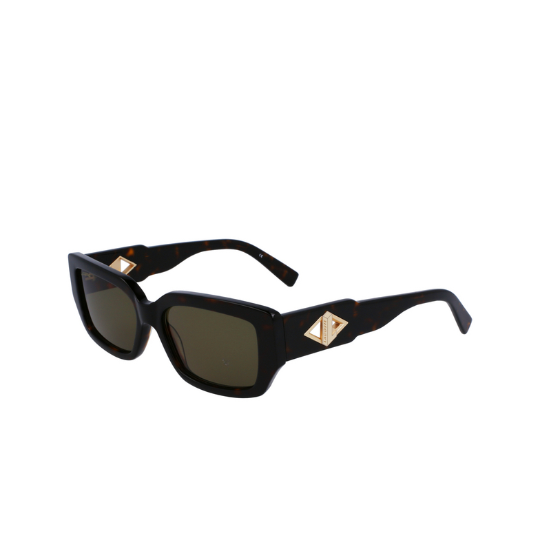 Lacoste L6021S Sunglasses 214 havana - 3/4