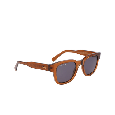 Lacoste L6023S Sunglasses 210 brown - three-quarters view