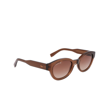 Lacoste L6024S Sunglasses 210 brown - three-quarters view