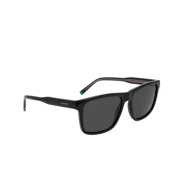 Lunettes de soleil Lacoste L6025S 001 black - Vue trois quarts