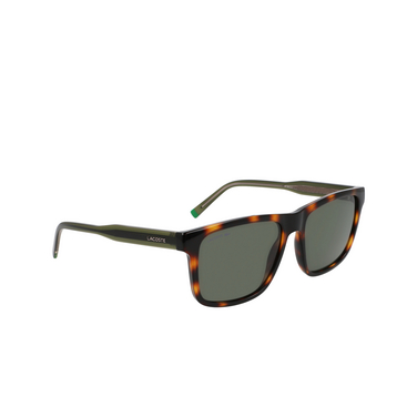 Lacoste L6025S Sonnenbrillen 214 havana - Dreiviertelansicht