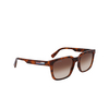 Lunettes de soleil Lacoste L6028S 214 havana - Vignette du produit 2/4