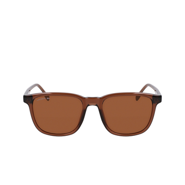 Lunettes de soleil Lacoste L6029S 210 transparent brown - Vue de face