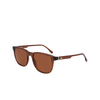 Lunettes de soleil Lacoste L6029S 210 transparent brown - Vignette du produit 3/4