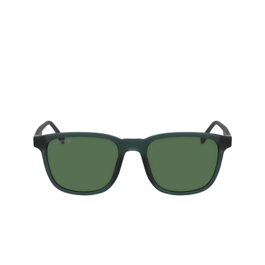 Lunettes de soleil Lacoste L6029S 301 matte green - Vue de face