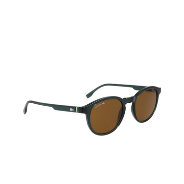 Lacoste L6030S Sunglasses 301 transparent green - three-quarters view