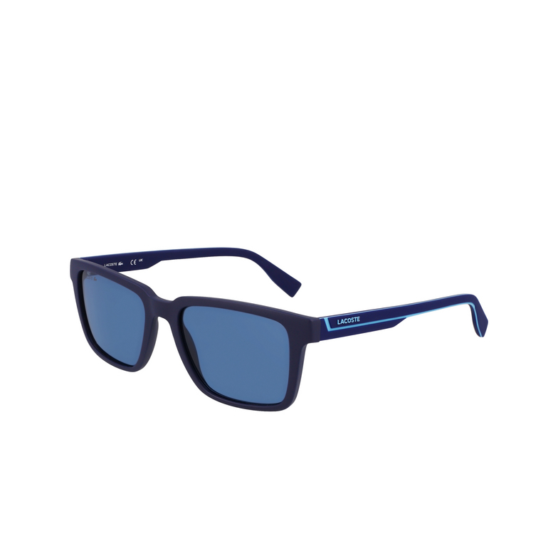 Lunettes de soleil Lacoste L6032S 424 matte blue - 3/4