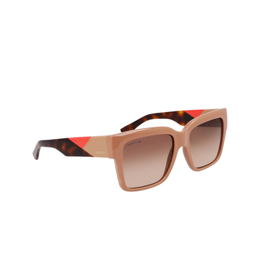 Lacoste L6033S Sonnenbrillen 264 beige - Dreiviertelansicht