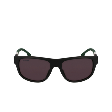 Lunettes de soleil Lacoste L6042S 002 matte black / grey - Vue de face