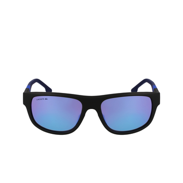 Lunettes de soleil Lacoste L6042S 004 matte black / multicolor mirror - Vue de face