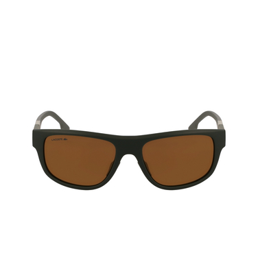 Gafas de sol Lacoste L6042S 275 matte khaki / brown flash gold - Vista delantera