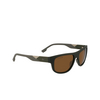 Lunettes de soleil Lacoste L6042S 275 matte khaki / brown flash gold - Vignette du produit 2/4