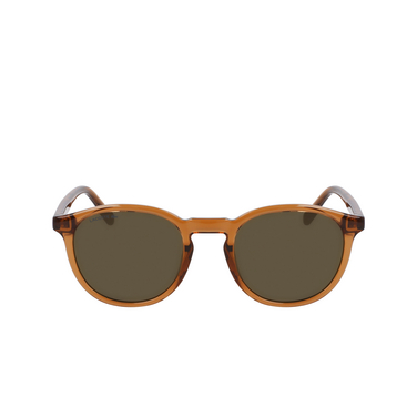 Lunettes de soleil Lacoste L916S 210 transparent brown - Vue de face