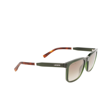 Lacoste L954S Sunglasses 300 green - three-quarters view